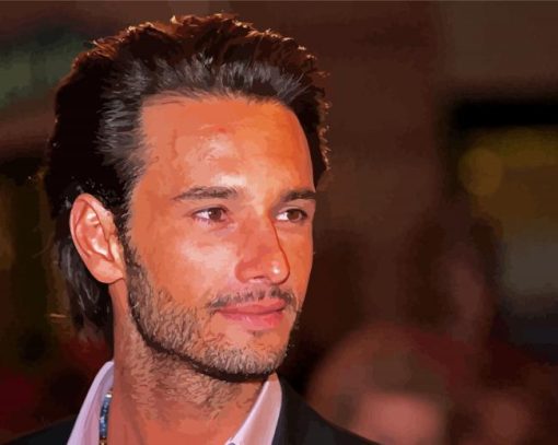 Rodrigo Santoro Actor paint by number