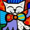 Romero Britto Cats paint by number