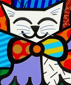 Romero Britto Cats paint by number