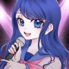 Sayaka Maizono Singing paint by number