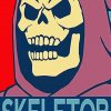 Skeletor Poster paint by number