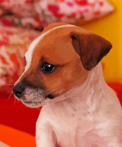 Small Jack Russell paint by number