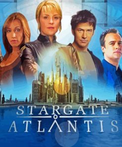 Stargate Atlantis Science Fiction Serie paint by number