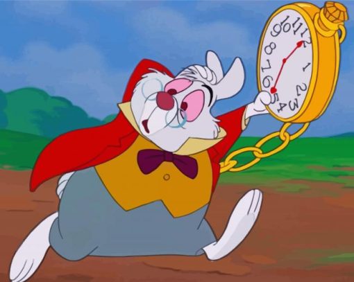 The White Rabbit Animation paint by number