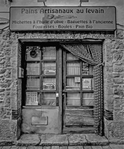 The French Old Bakery paint by number