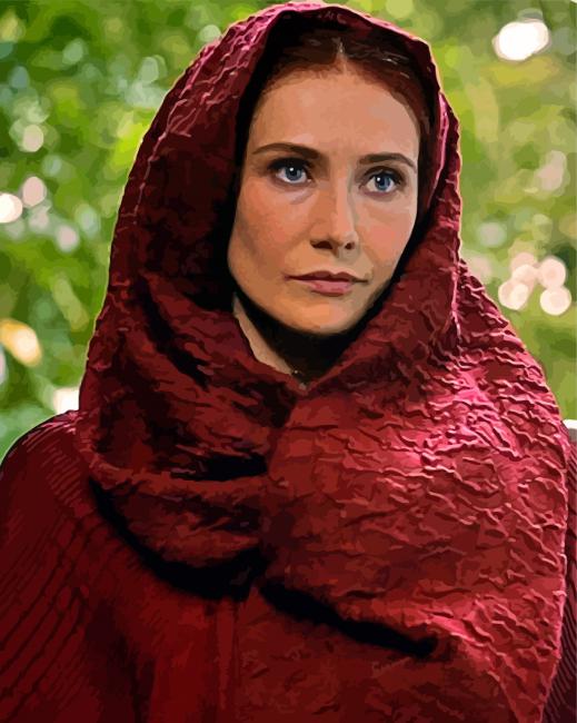 The Red Woman paint by number