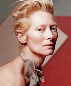 Tilda Swinton paint by number