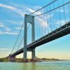 Verrazzano Narrows Bridge New York paint by number