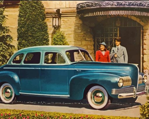 Vintage Nash Car paint by number