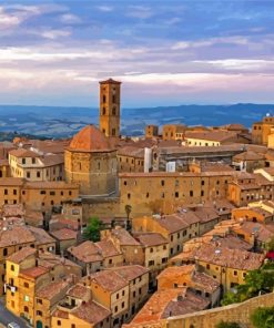 Volterra Italy paint by number