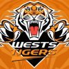 Wests Tigers NRL Logo paint by number