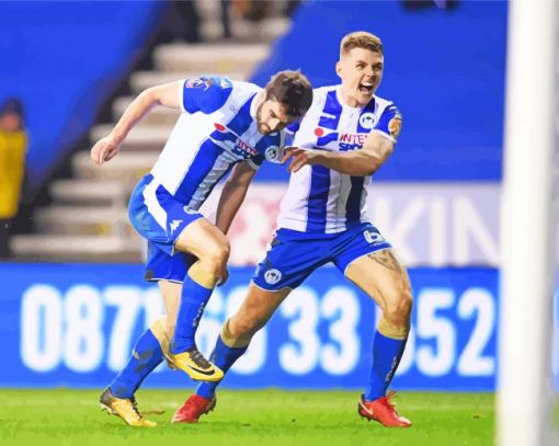 Wigan Athletic FC Players paint by number