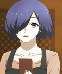 Aesthetic Touka Kirishima paint by number