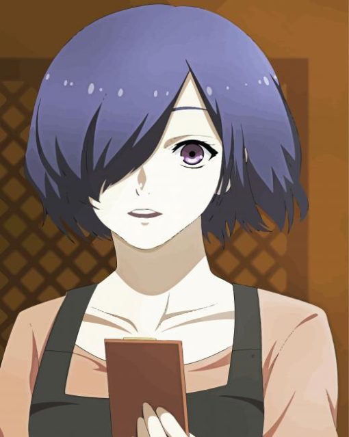 Aesthetic Touka Kirishima paint by number