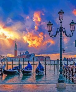 Beautiful Morning In Venice paint by number