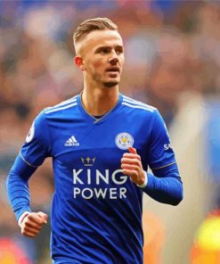 Football Player James Maddison paint by number