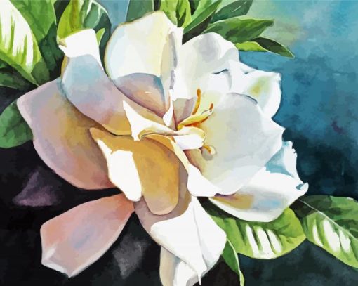 Gardenia Flowers paint by number