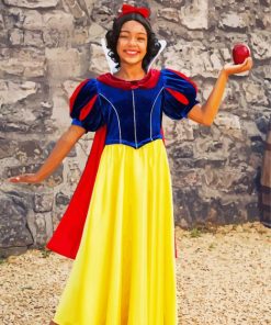 Kids Disney Snow White Costume paint by number