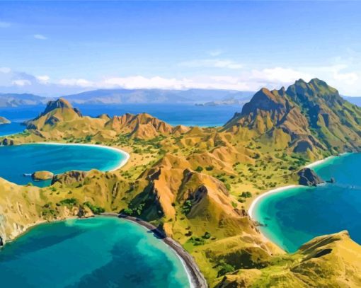 Labuan Bajo paint by number