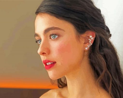 Margaret Qualley paint by number