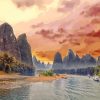 River China Landscape paint by number