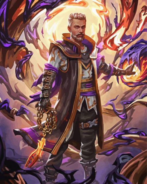 Sorcerer Man paint by number