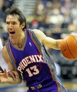 Steve Nash Basketball Player paint by number