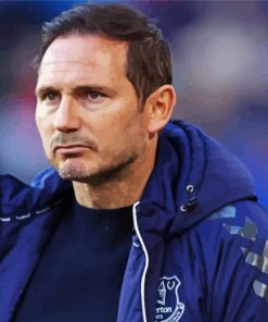 The Football Manager Frank Lampard paint by number