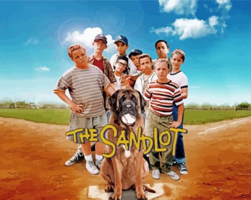 The Sandlot Movie Poster paint by number