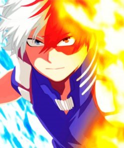 Todoroki Shoto My Hero paint by number