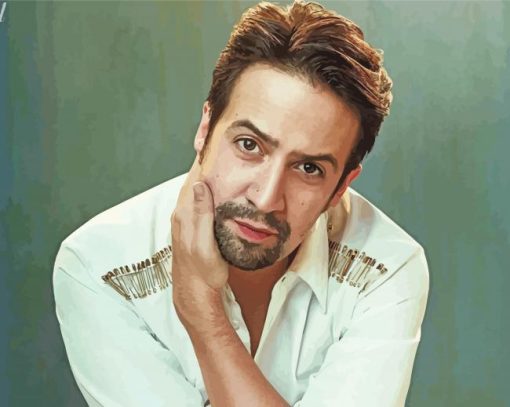 American Actor Lin Manuel Miranda paint by number