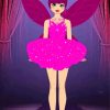 Ballet Butterfly Princess paint by number