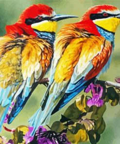Bee Eater Birds paint by number