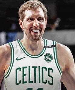 Celtics Dirk Nowitzki paint by number