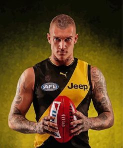 Dustin Martin Richmond Tigers paint by number