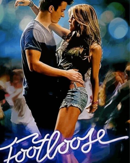 Footloose Poster paint by number