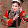 Girl In China Dress Diamond Painting