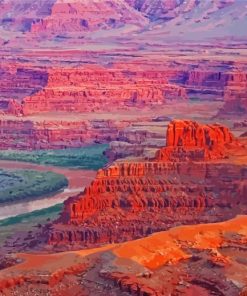 Grand Canyon West Landscape paint by number