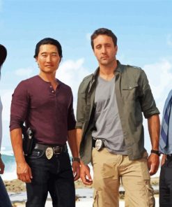 Hawaii 5 0 Characters paint by number