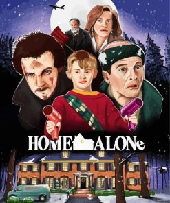 Home Alone Movie Poster paint by number