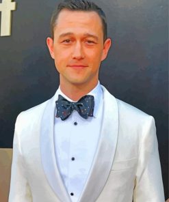 Joseph Gordon Levitt In White Suit paint by number