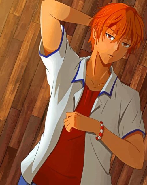 Kyo Sohma Fruits Basket paint by number