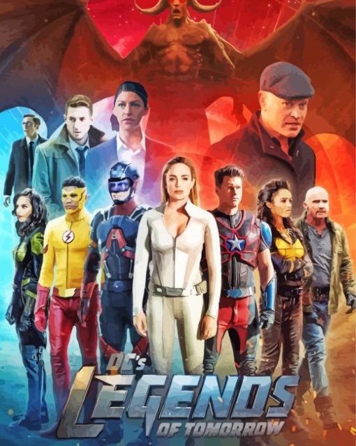 Legends Of Tomorrow paint by number