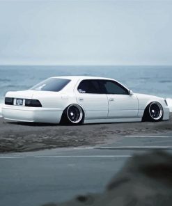 Lexus Ls400 By The Beach paint by number