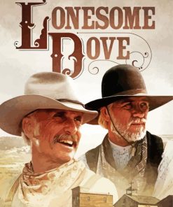 Lonesome Dove Serie Poster paint by number