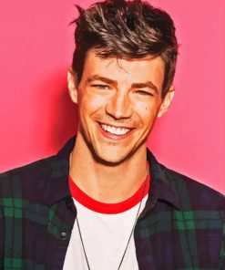 The Actor Grant Gustin paint by number