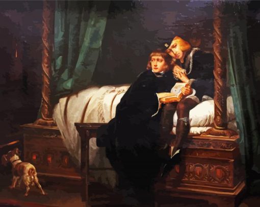 The Children Of Edward By Paul Delaroche paint by number