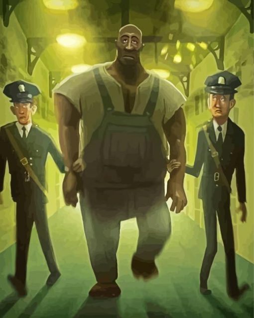 The Green Mile Characters Art paint by number
