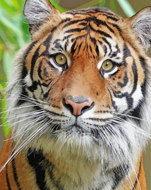 Tiger Look paint by number