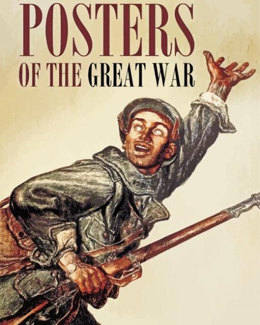 War Poster paint by number